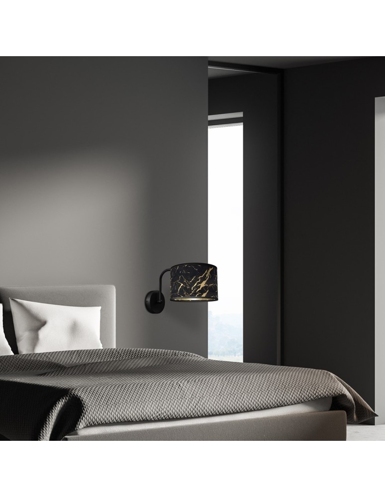 Milagro Kinkiet SENSO Black/Gold 1xE27 MLP7290 Milagro Kinkiet SENSO Black/Gold 1xE27 MLP7290