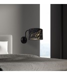 Milagro Kinkiet SENSO Black/Gold 1xE27 MLP7290 Milagro Kinkiet SENSO Black/Gold 1xE27 MLP7290