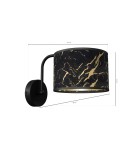 Milagro Kinkiet SENSO Black/Gold 1xE27 MLP7290 Milagro Kinkiet SENSO Black/Gold 1xE27 MLP7290