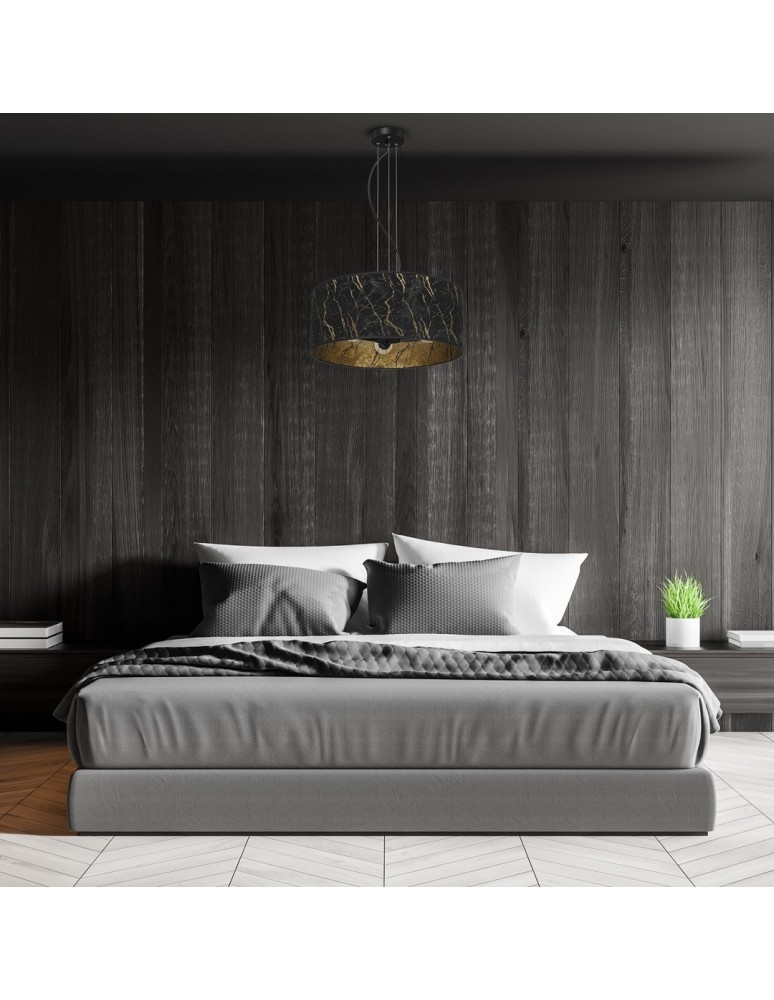 Milagro Lampa wisząca SENSO Black/Gold 3xE27 MLP7298 Milagro Lampa wisząca SENSO Black/Gold 3xE27 MLP7298