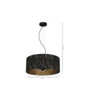 Milagro Lampa wisząca SENSO Black/Gold 3xE27 MLP7298 Milagro Lampa wisząca SENSO Black/Gold 3xE27 MLP7298