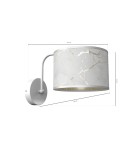 Milagro Kinkiet SENSO White/Gold 1xE27 MLP7301 Milagro Kinkiet SENSO White/Gold 1xE27 MLP7301