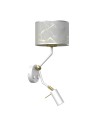 Milagro Kinkiet SENSO White/Gold 1xE27 + 1x mini GU10 MLP7302