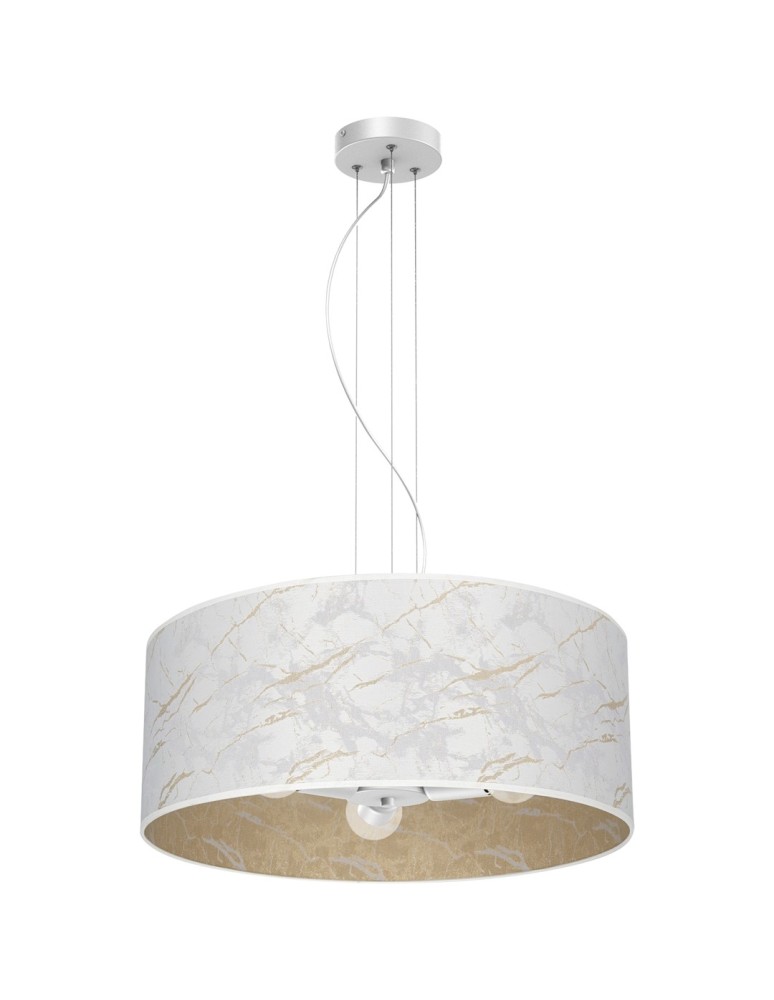Milagro Lampa wisząca SENSO White/Gold 3xE27 MLP7309