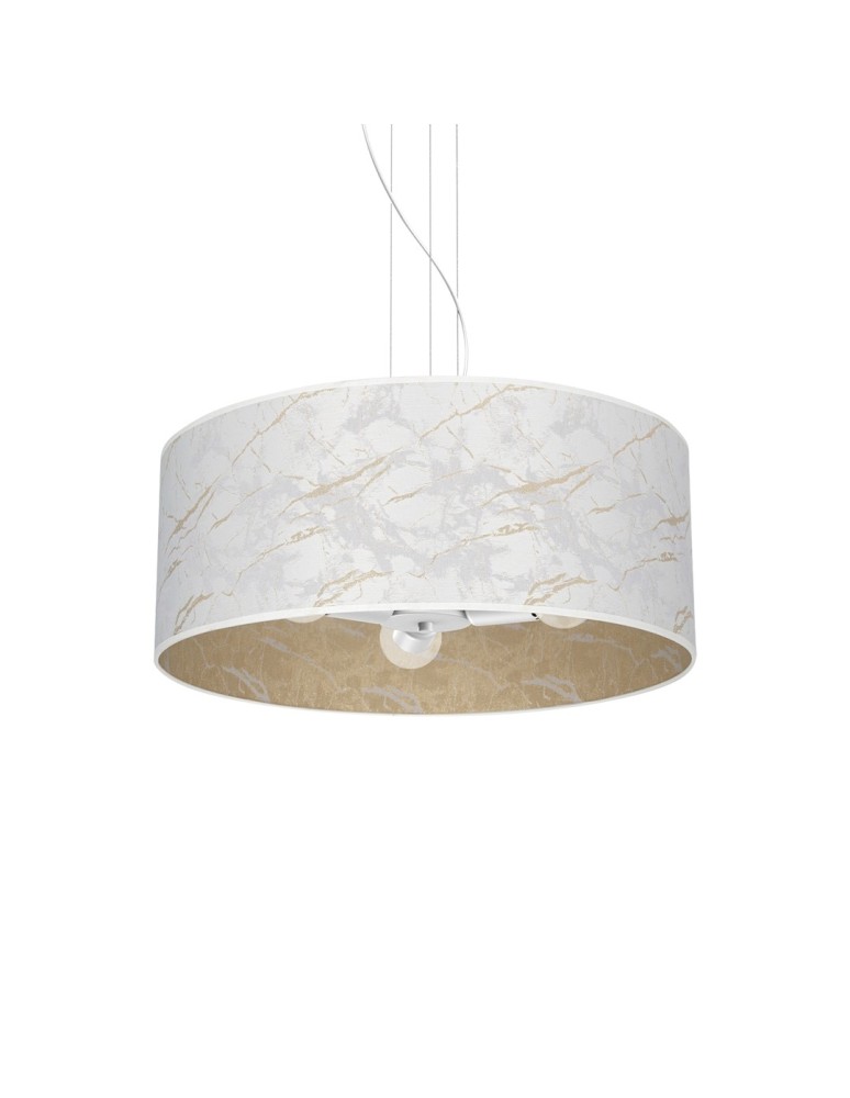 Milagro Lampa wisząca SENSO White/Gold 3xE27 MLP7309