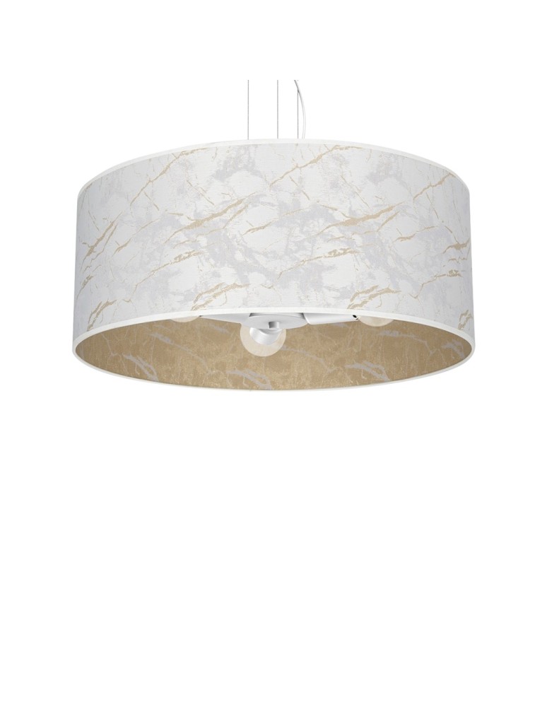 Milagro Lampa wisząca SENSO White/Gold 3xE27 MLP7309