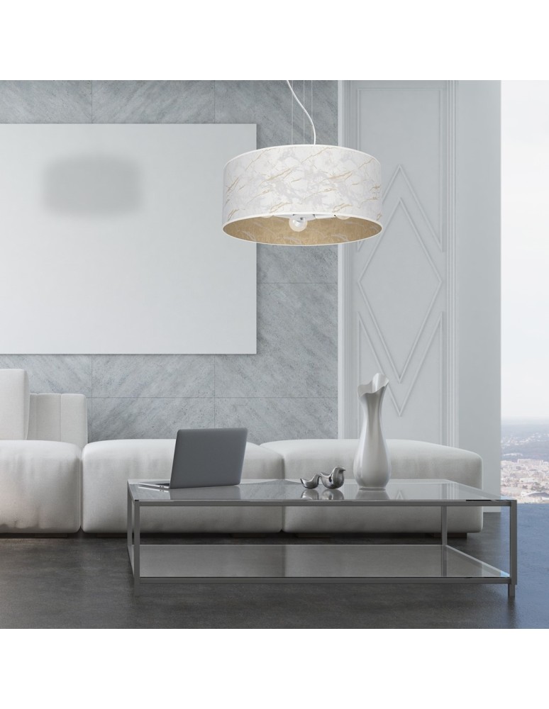 Milagro Lampa wisząca SENSO White/Gold 3xE27 MLP7309