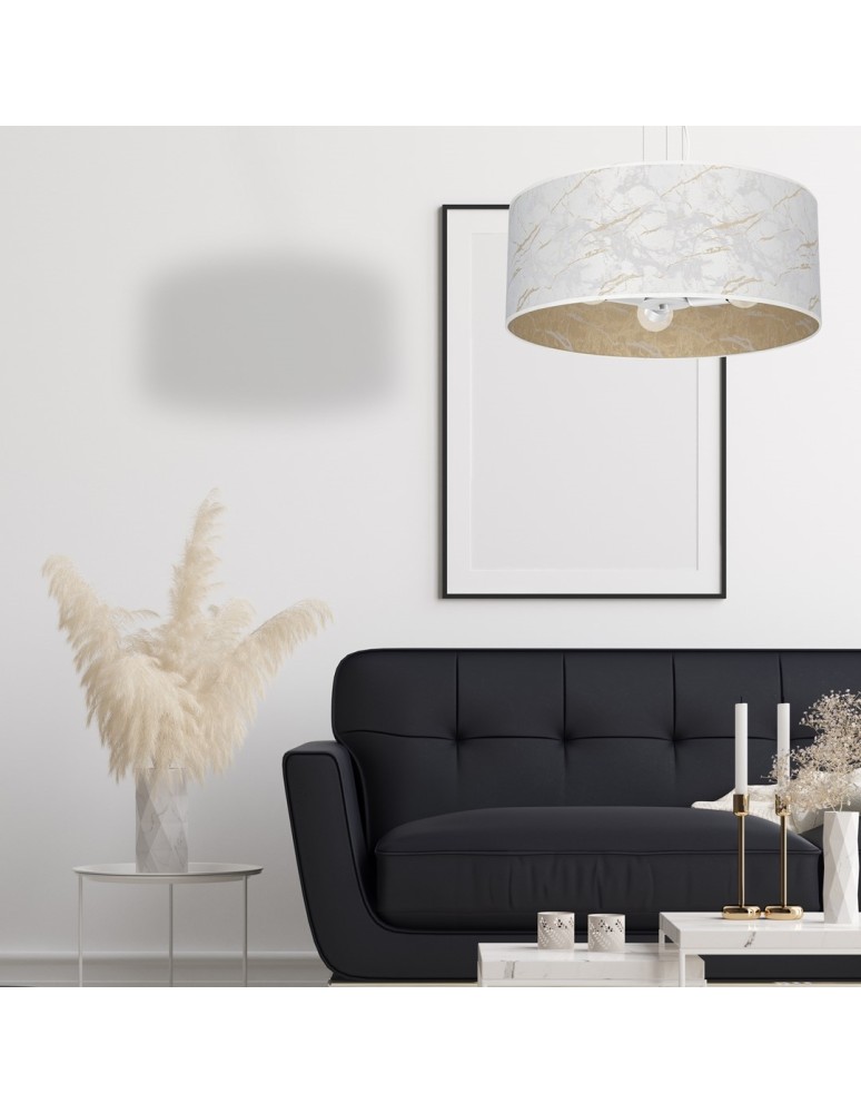 Milagro Lampa wisząca SENSO White/Gold 3xE27 MLP7309