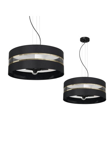 Milagro Lampa Wisząca ULTIMO BLACK 3xE27 MLP7342