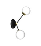 Milagro Kinkiet JOY BLACK / GOLD 2xE14 MLP7458 Milagro Kinkiet JOY BLACK / GOLD 2xE14 MLP7458