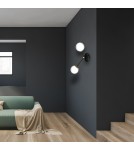 Milagro Kinkiet JOY BLACK / GOLD 2xE14 MLP7458 Milagro Kinkiet JOY BLACK / GOLD 2xE14 MLP7458