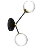 Milagro Kinkiet JOY BLACK / GOLD 2xE14 MLP7458 Milagro Kinkiet JOY BLACK / GOLD 2xE14 MLP7458