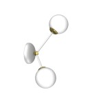 Milagro Kinkiet JOY WHITE / GOLD 2xE14 MLP7462 Milagro Kinkiet JOY WHITE / GOLD 2xE14 MLP7462