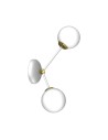 Milagro Kinkiet JOY WHITE / GOLD 2xE14 MLP7462 Milagro Kinkiet JOY WHITE / GOLD 2xE14 MLP7462