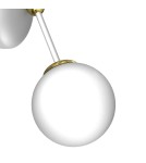 Milagro Kinkiet JOY WHITE / GOLD 2xE14 MLP7462 Milagro Kinkiet JOY WHITE / GOLD 2xE14 MLP7462