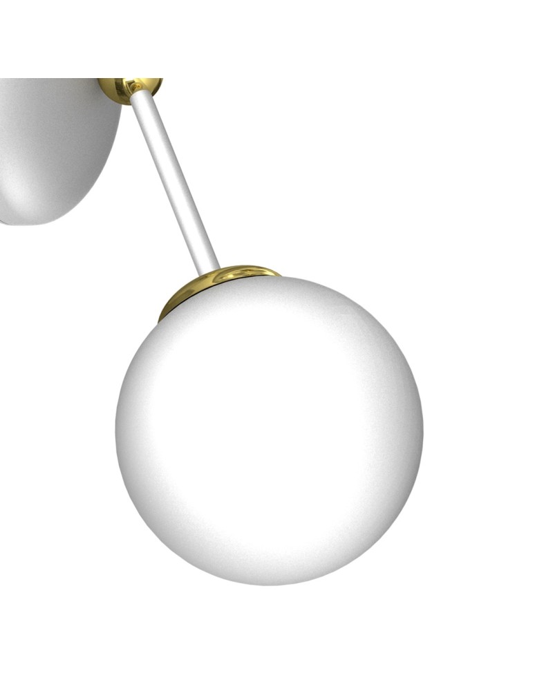 Milagro Kinkiet JOY WHITE / GOLD 2xE14 MLP7462 Milagro Kinkiet JOY WHITE / GOLD 2xE14 MLP7462