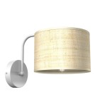 Milagro Kinkiet MARSHALL WHITE / RATTAN 1xE27 MLP7482 Milagro Kinkiet MARSHALL WHITE / RATTAN 1xE27 MLP7482