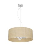 Milagro Lampa wisząca MARSHALL WHITE / RATTAN 3xE27 MLP7490 Milagro Lampa wisząca MARSHALL WHITE / RATTAN 3xE27 MLP7490