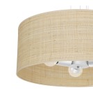 Milagro Lampa wisząca MARSHALL WHITE / RATTAN 3xE27 MLP7490 Milagro Lampa wisząca MARSHALL WHITE / RATTAN 3xE27 MLP7490