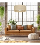 Milagro Lampa wisząca MARSHALL WHITE / RATTAN 3xE27 MLP7490 Milagro Lampa wisząca MARSHALL WHITE / RATTAN 3xE27 MLP7490