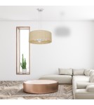 Milagro Lampa wisząca MARSHALL WHITE / RATTAN 3xE27 MLP7490 Milagro Lampa wisząca MARSHALL WHITE / RATTAN 3xE27 MLP7490