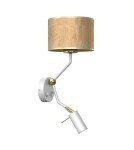 Milagro Kinkiet CORK White/Cork 1xE27 + Mini GU10 MLP7516 Milagro Kinkiet CORK White/Cork 1xE27 + Mini GU10 MLP7516
