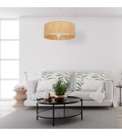 Lampy wiszące boho - Milagro Lampa wisząca CORK White/Cork 3xE27 MLP7523 - product 8