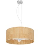 Lampy wiszące boho - Milagro Lampa wisząca CORK White/Cork 3xE27 MLP7523 - product 10