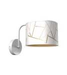 Milagro Kinkiet ZIGGY WHITE White/Gold 1xE27 MLP7561 Milagro Kinkiet ZIGGY WHITE White/Gold 1xE27 MLP7561