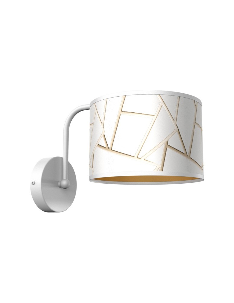 Milagro Kinkiet ZIGGY WHITE White/Gold 1xE27 MLP7561 Milagro Kinkiet ZIGGY WHITE White/Gold 1xE27 MLP7561