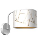 Milagro Kinkiet ZIGGY WHITE White/Gold 1xE27 MLP7561 Milagro Kinkiet ZIGGY WHITE White/Gold 1xE27 MLP7561