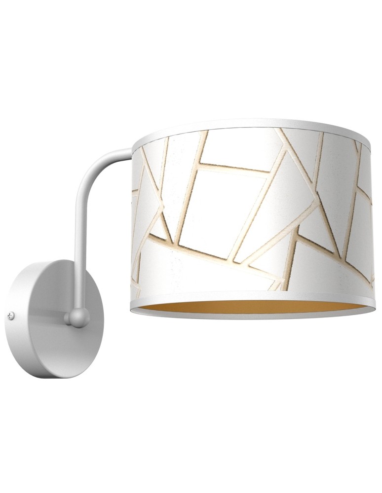 Milagro Kinkiet ZIGGY WHITE White/Gold 1xE27 MLP7561 Milagro Kinkiet ZIGGY WHITE White/Gold 1xE27 MLP7561