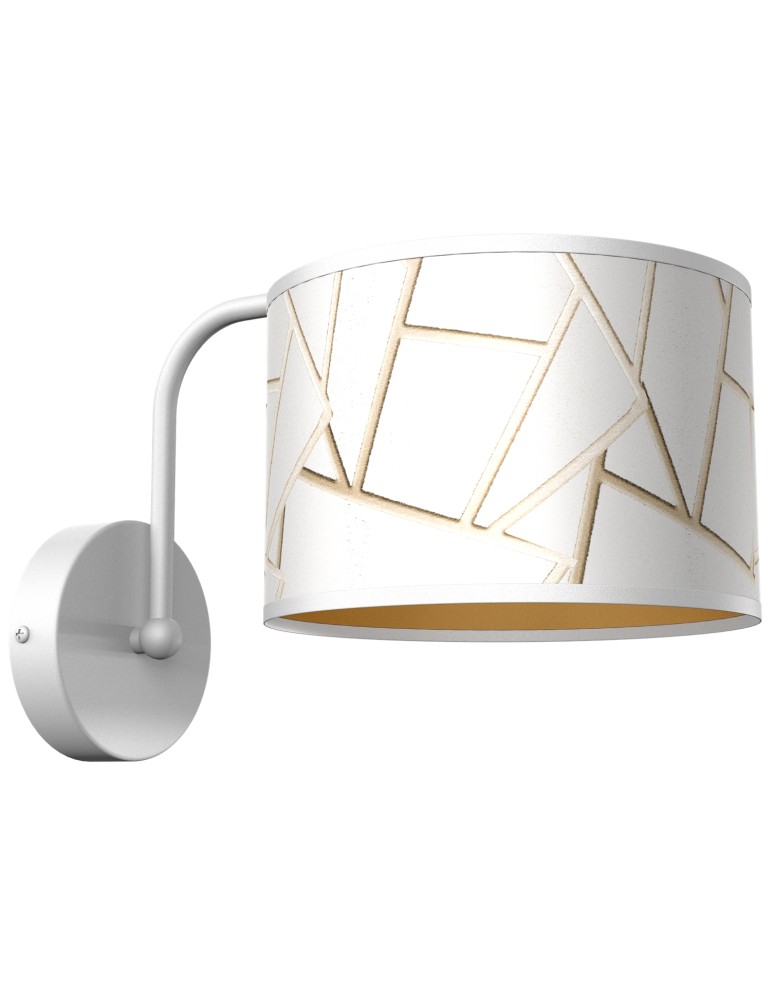 Milagro Kinkiet ZIGGY WHITE White/Gold 1xE27 MLP7561 Milagro Kinkiet ZIGGY WHITE White/Gold 1xE27 MLP7561