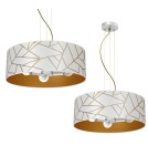 Milagro Lampa wisząca ZIGGY WHITE White/Gold 3xE27 MLP7569 Milagro Lampa wisząca ZIGGY WHITE White/Gold 3xE27 MLP7569
