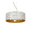 Milagro Lampa wisząca ZIGGY WHITE White/Gold 3xE27 MLP7569 Milagro Lampa wisząca ZIGGY WHITE White/Gold 3xE27 MLP7569