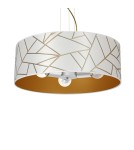 Milagro Lampa wisząca ZIGGY WHITE White/Gold 3xE27 MLP7569 Milagro Lampa wisząca ZIGGY WHITE White/Gold 3xE27 MLP7569