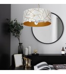 Milagro Lampa wisząca ZIGGY WHITE White/Gold 3xE27 MLP7569 Milagro Lampa wisząca ZIGGY WHITE White/Gold 3xE27 MLP7569
