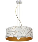 Milagro Lampa wisząca ZIGGY WHITE White/Gold 3xE27 MLP7569 Milagro Lampa wisząca ZIGGY WHITE White/Gold 3xE27 MLP7569