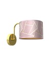 Milagro Kinkiet ZIGGY PINK Gold/Pink 1xE27 MLP7583