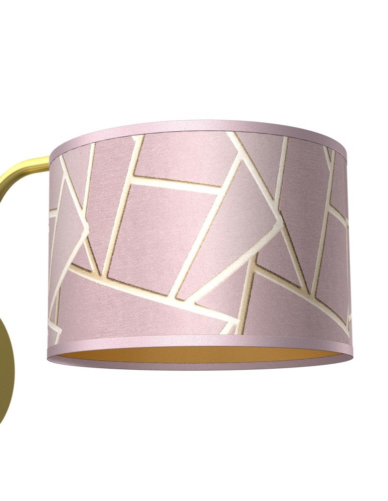 Milagro Kinkiet ZIGGY PINK Gold/Pink 1xE27 MLP7583 Milagro Kinkiet ZIGGY PINK Gold/Pink 1xE27 MLP7583