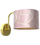 Milagro Kinkiet ZIGGY PINK Gold/Pink 1xE27 MLP7583 Milagro Kinkiet ZIGGY PINK Gold/Pink 1xE27 MLP7583