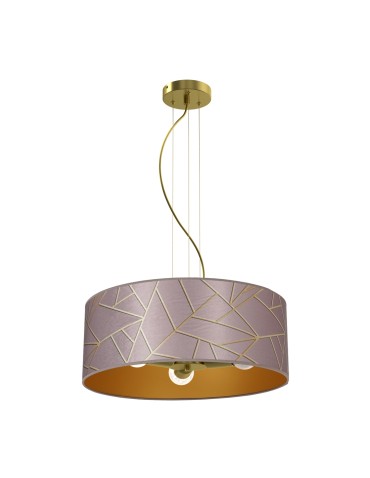 Milagro Lampa wisząca ZIGGY PINK Gold/Pink 3xE27 MLP7591 - produkt 2