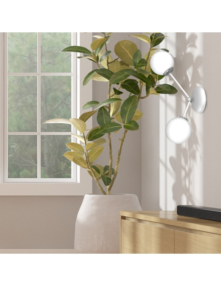 Milagro Kinkiet JOY WHITE 2xE14 MLP7530 Milagro Kinkiet JOY WHITE 2xE14 MLP7530