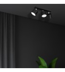Milagro Lampa sufitowa DIXIE BLACK 3xGX53 MLP7601 Milagro Lampa sufitowa DIXIE BLACK 3xGX53 MLP7601
