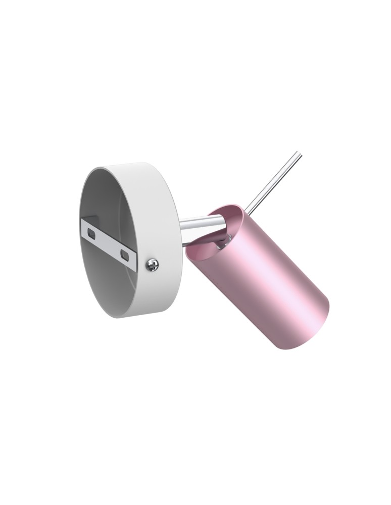 Milagro Kinkiet PRESTON PINK/WHITE 1x mini GU10 MLP7626 Milagro Kinkiet PRESTON PINK/WHITE 1x mini GU10 MLP7626