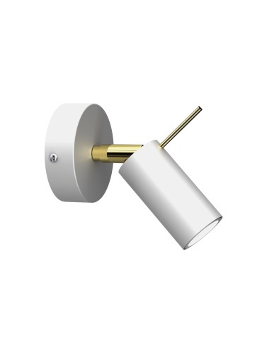 Milagro Kinkiet PRESTON GOLD/WHITE 1x mini GU10 MLP7630
