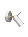 Milagro Kinkiet PRESTON GOLD/WHITE 1x mini GU10 MLP7630