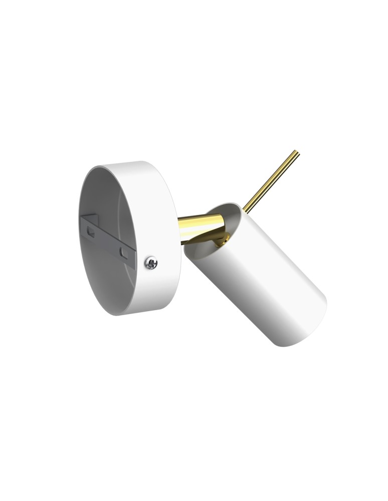 Milagro Kinkiet PRESTON GOLD/WHITE 1x mini GU10 MLP7630 Milagro Kinkiet PRESTON GOLD/WHITE 1x mini GU10 MLP7630