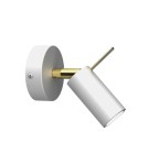 Milagro Kinkiet PRESTON GOLD/WHITE 1x mini GU10 MLP7630 Milagro Kinkiet PRESTON GOLD/WHITE 1x mini GU10 MLP7630