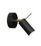 Milagro Kinkiet PRESTON GOLD/BLACK 1x mini GU10 MLP7634 Milagro Kinkiet PRESTON GOLD/BLACK 1x mini GU10 MLP7634